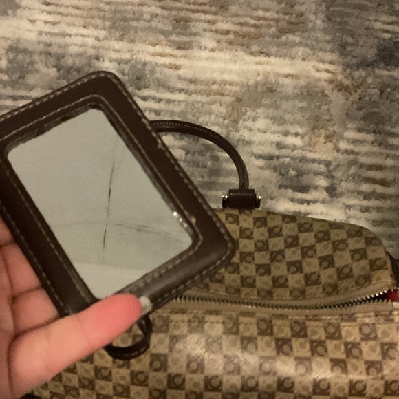 Liz Claiborne Brown Patterned Shoulder Bag - Picture 10 of 12